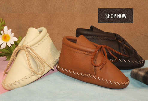 Children's Leather Moccasins