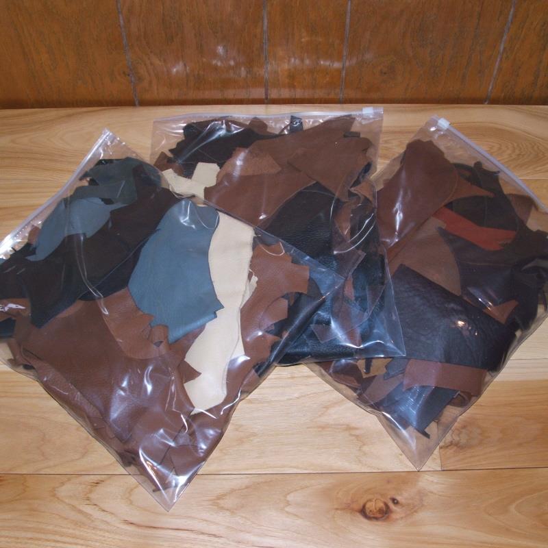 Leather Scraps - Large Bag